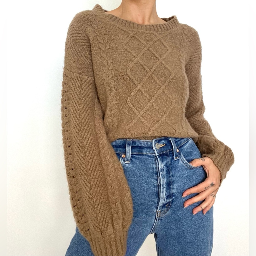 Brown Chunky Sweater